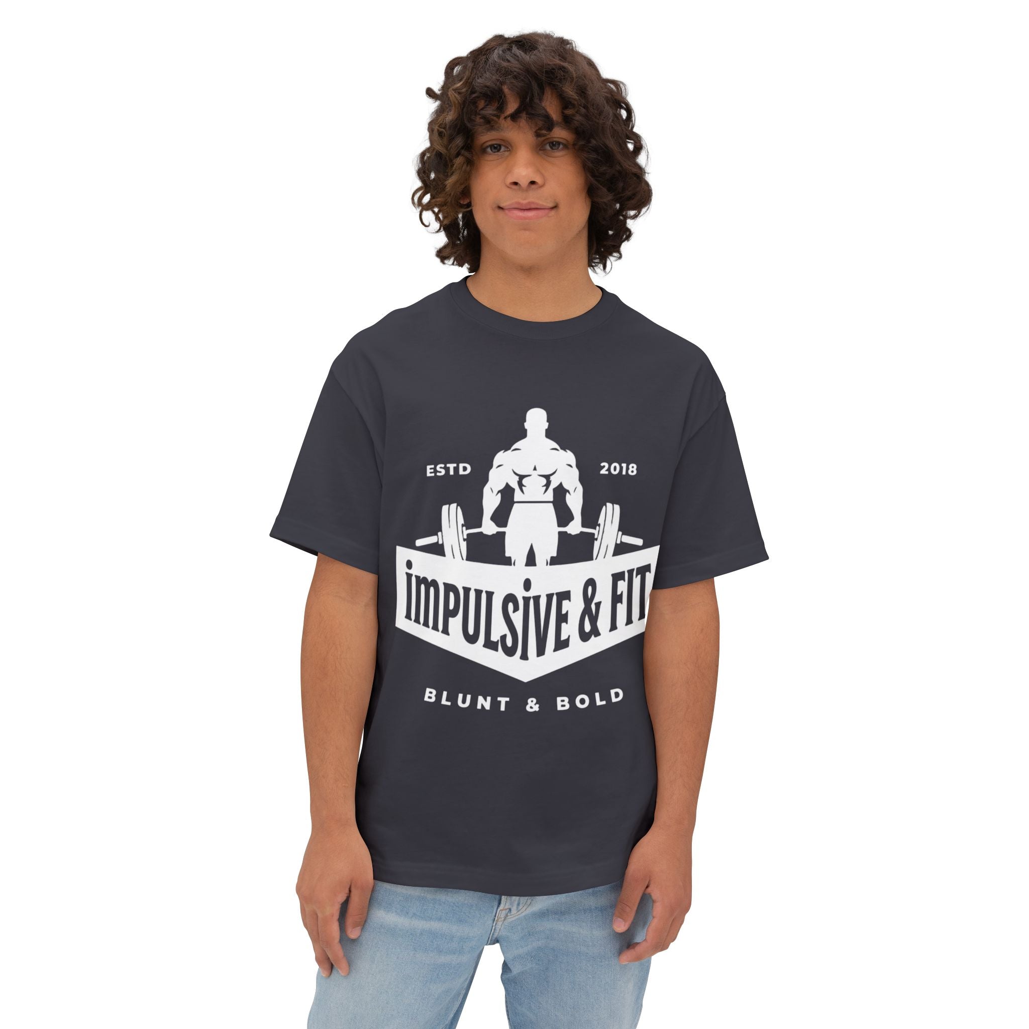 Mens Impulsive & Fit Graphic Oversized Tee