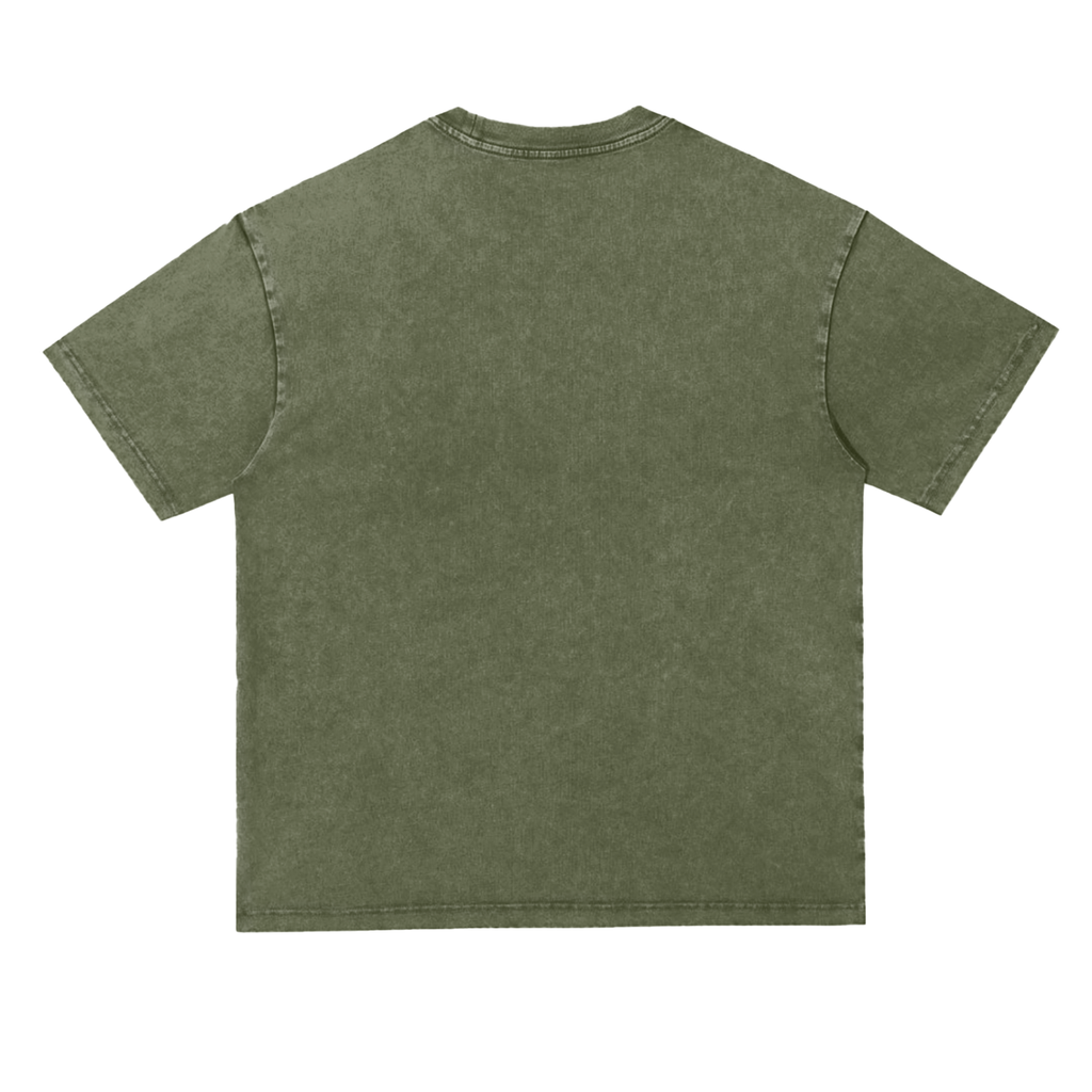 MENS 'GET OVER YOURSELF' Snow Washed Heavyweight Oversize TEE