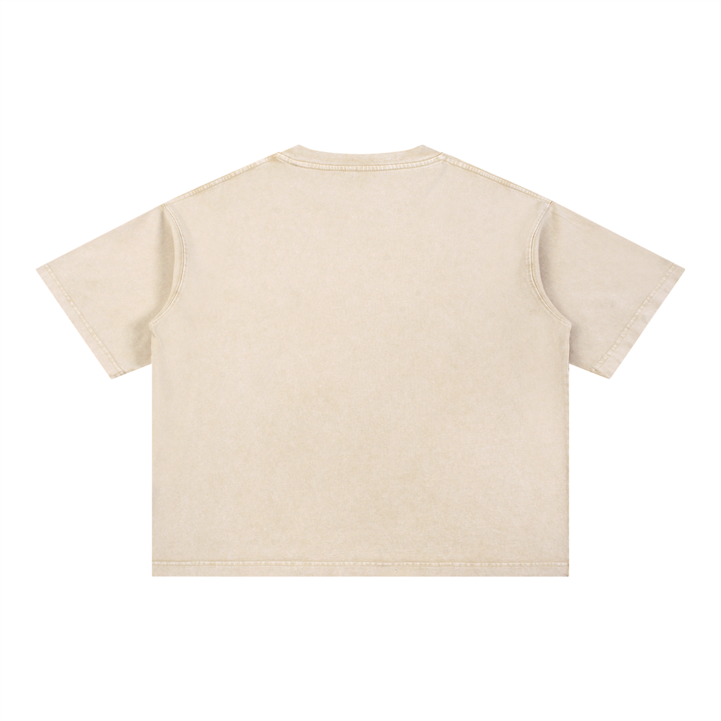 Mens 'DARK HORSE" Mineral Wash Boxy Cotton Tee