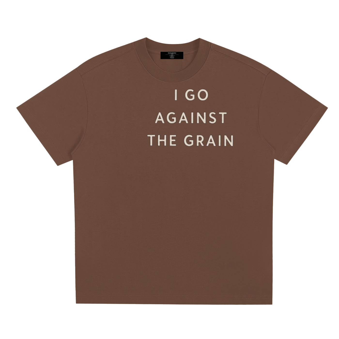 Mens 'AGAINST THE GRAIN' Sorona Quick-Dry Cooling Tee