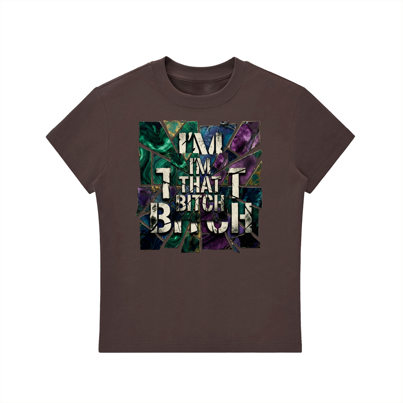 WOMENS 'THAT BITCH!' Essential Bodycon Crewneck TEE