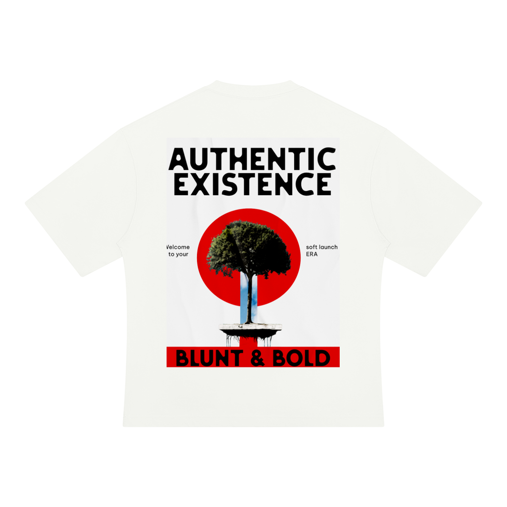 MENS 'AUTHENTIC EXISTENCE' Heavyweight Oversized TEE