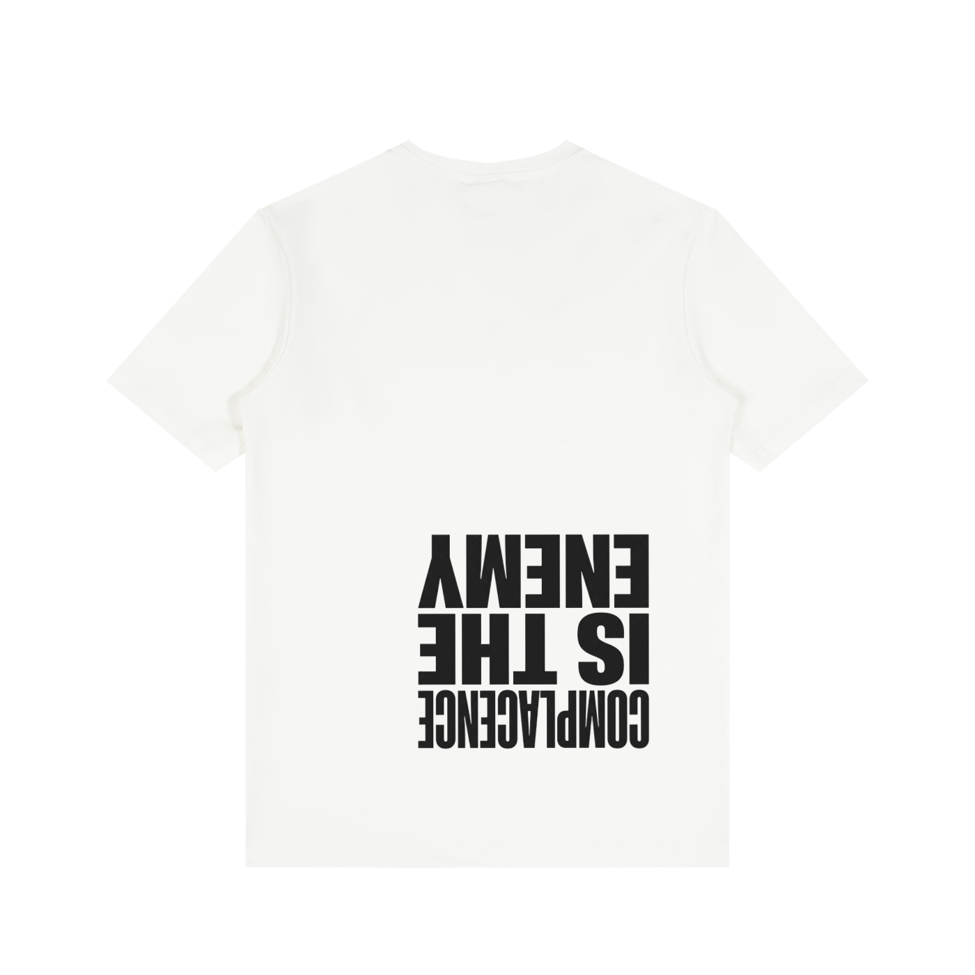 Mens 'COMPLIZENCE'  Solid V-Neck Tee