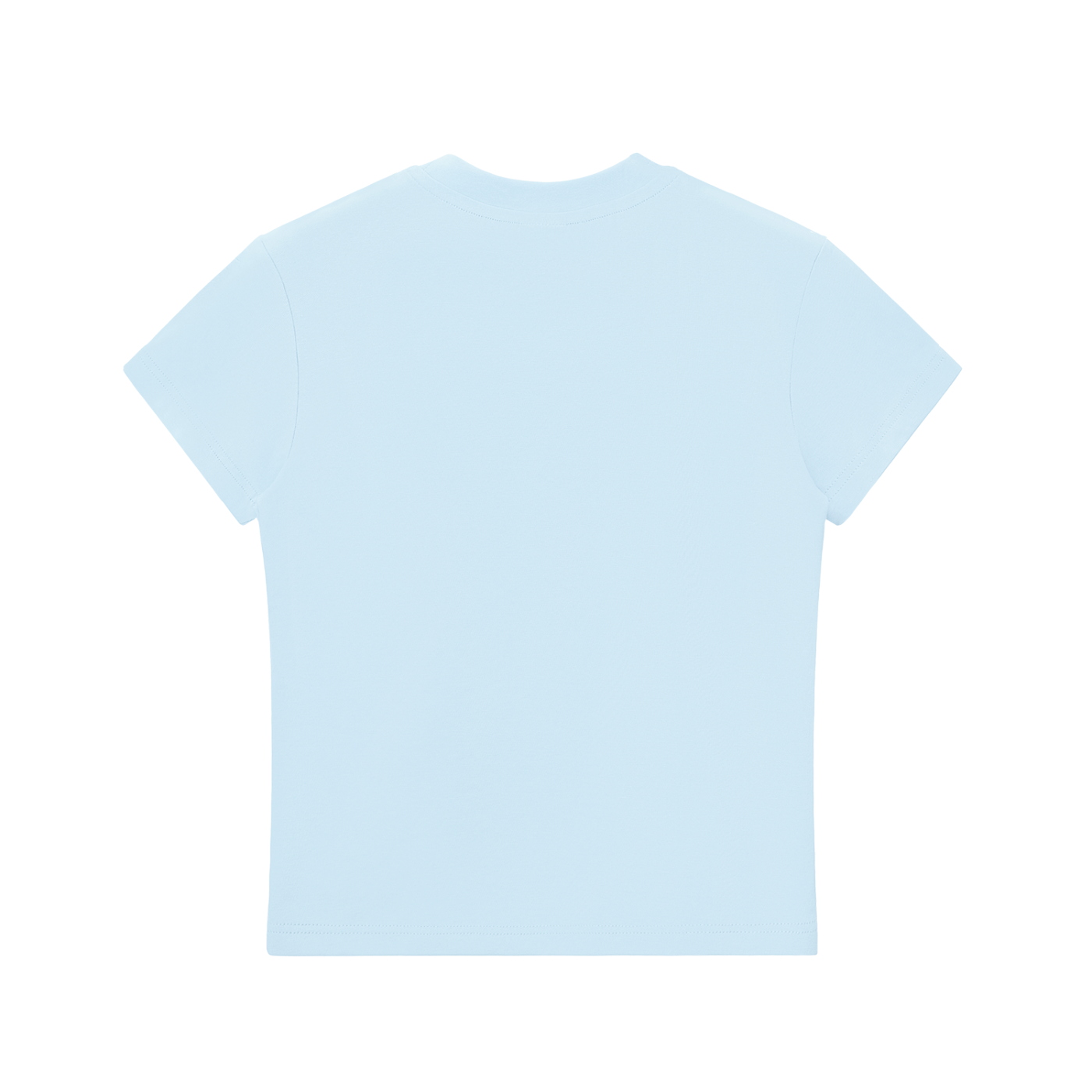 Womens 'SEEN NOT SEEKING' Essential Bodycon Crewneck Tee
