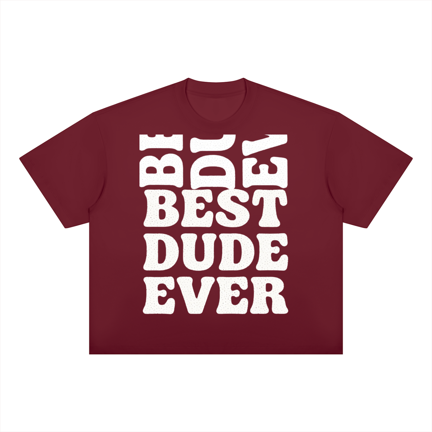 MENS 'BDE BEST DUDE EVER' Boxy Drop Shoulder TEE