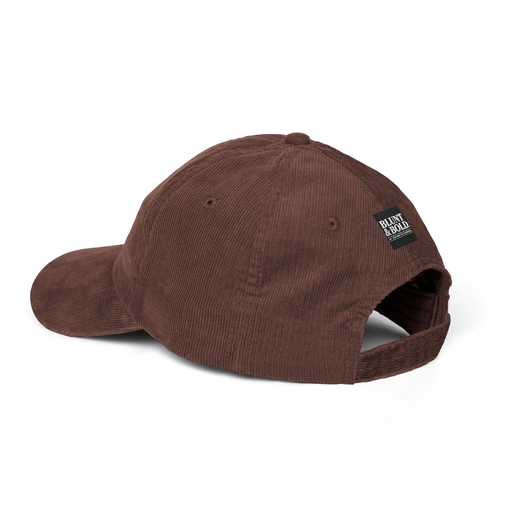 B & B 'AUTHENTIC'  Corduroy Embroidered  Baseball Cap