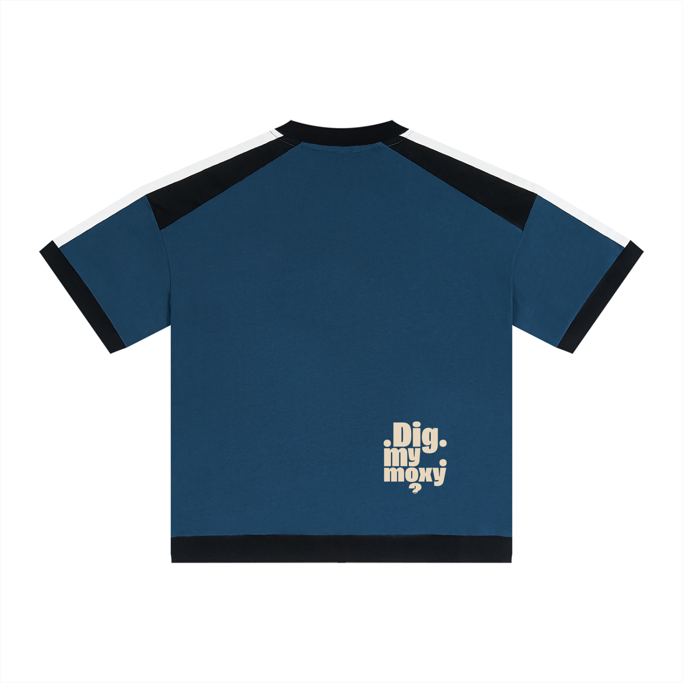 MENS 'DIG MY MOXY' Color Block Raglan T-Shirt