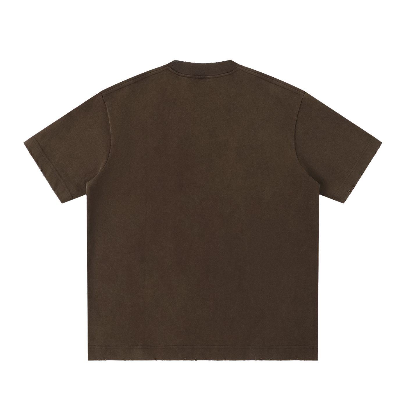 Mens 'FUCK IT' Heavyweight Vintage Washed Frayed Tee