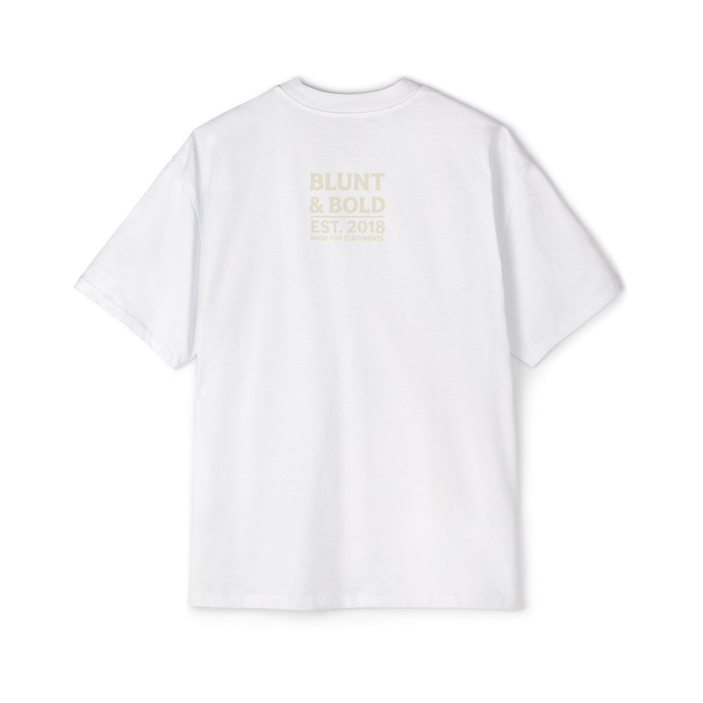Oversized Graphic Tee — “Soft Looks. Savage Moves.” Bold Typography Shirt