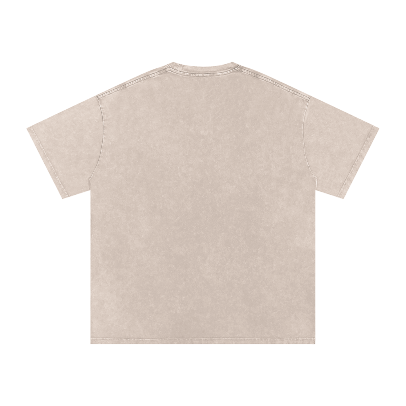 Mens 'WEIGHT OF APPROVAL' Snow Washed Oversized Cotton T-Shirt