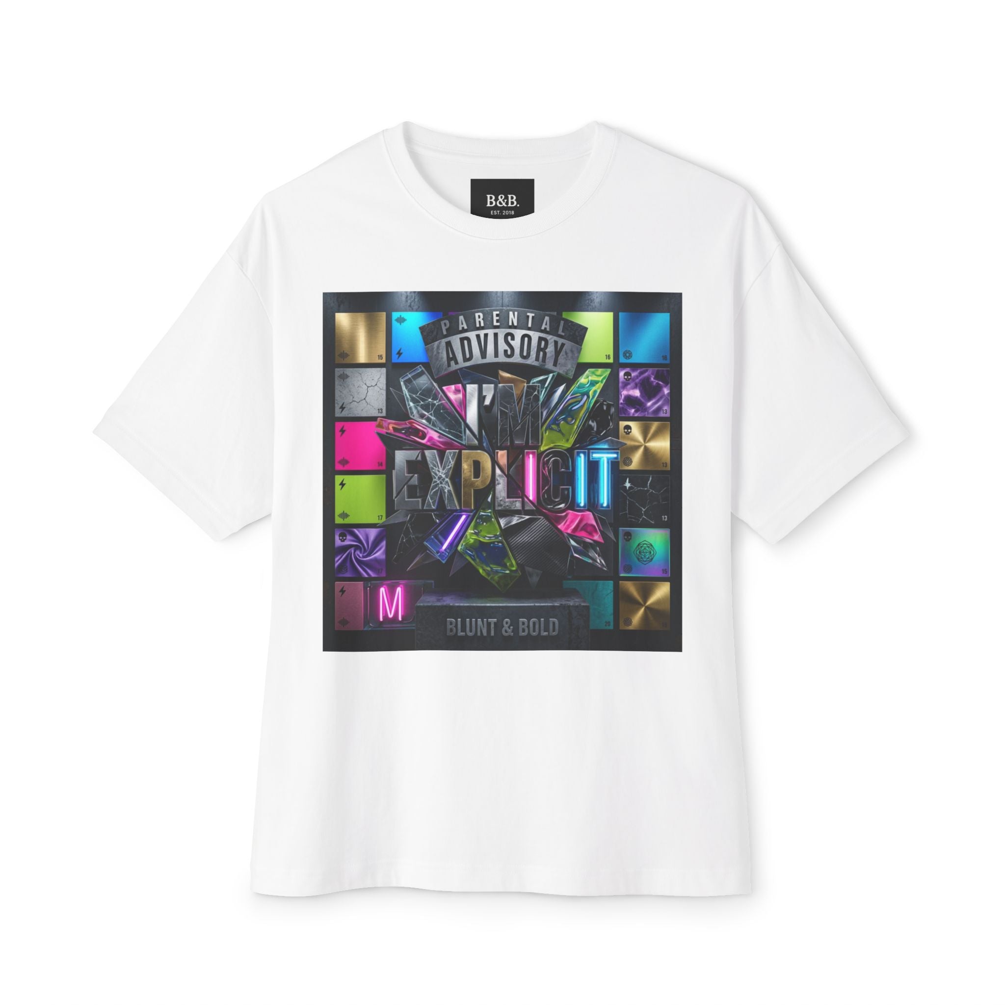 Mens I'n Explicit Graphic Oversized  Tee