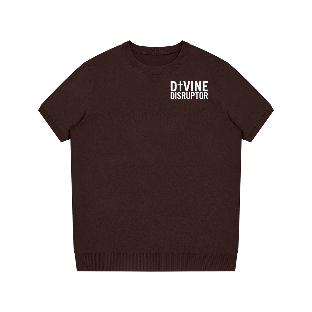 Mens 'DEVINE DISRUPTOR' Crewneck Knit Tee
