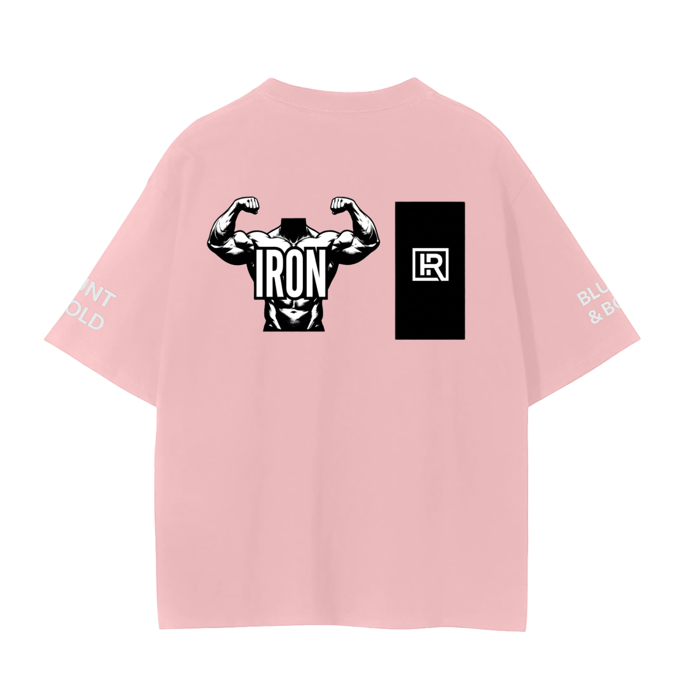 MENS ' IRON '  Seamless OVERSIZED TEE
