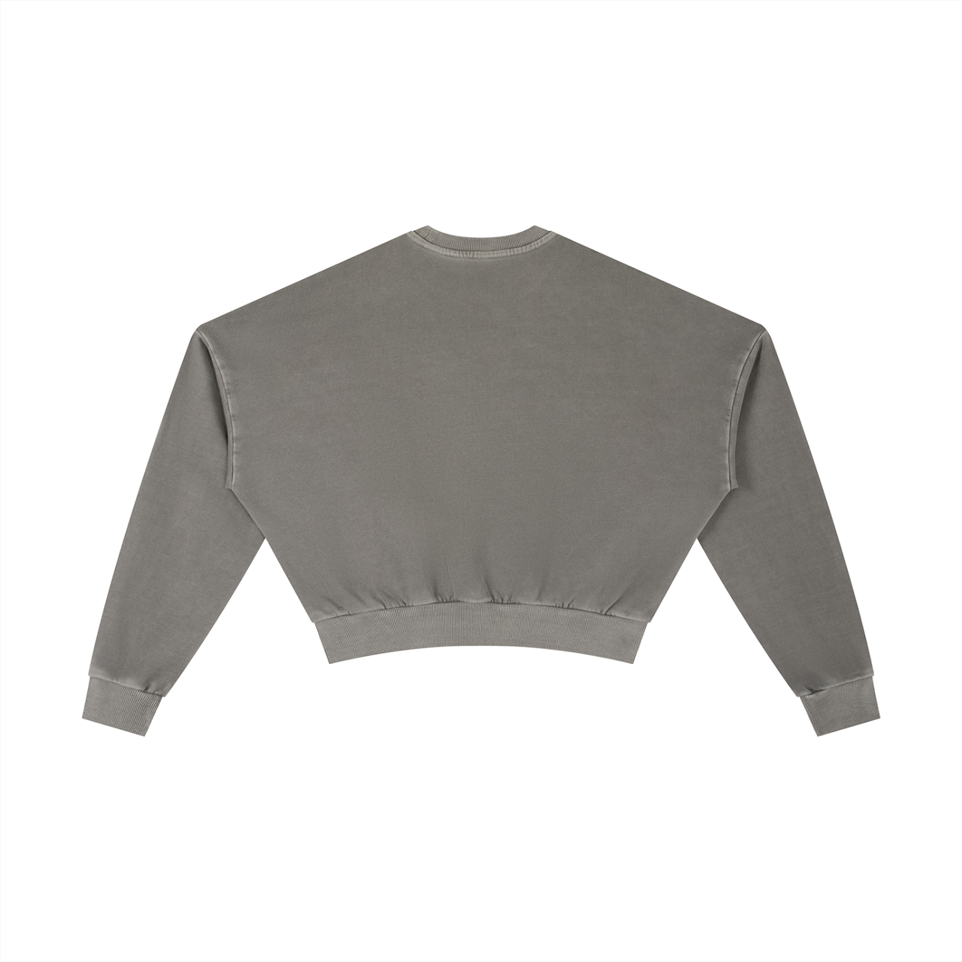 Womens BOLD CLASSIC Vintage Washed Cropped Sweatshirt