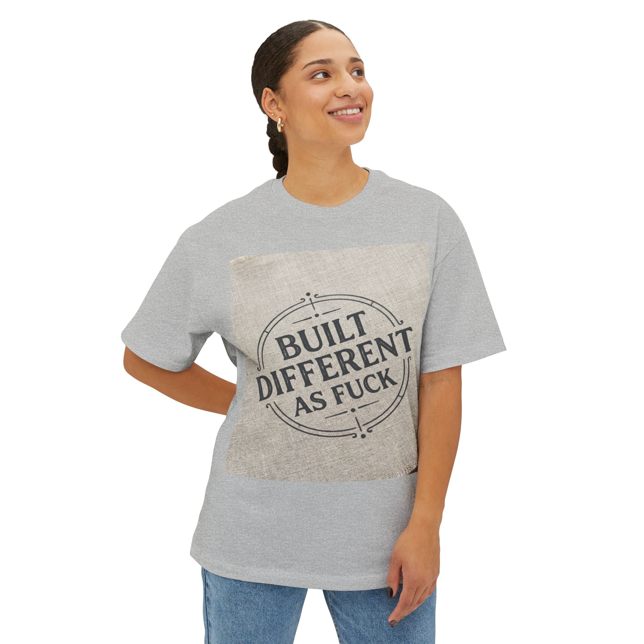 Built Different As F**k Graphic Tee — Bold Statement Oversized T‑Shirt