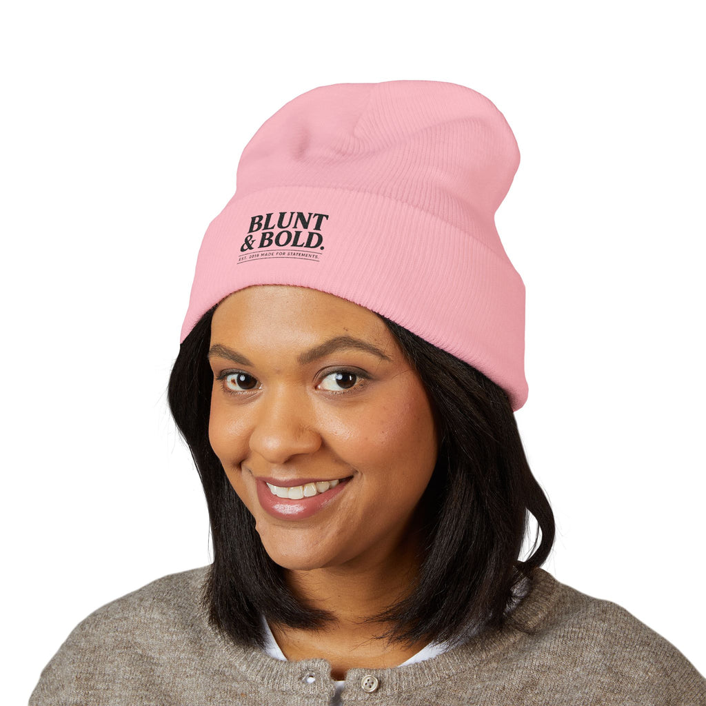 Blunt ^ Bold Classic Cuffed Beanie — Embroidered '
