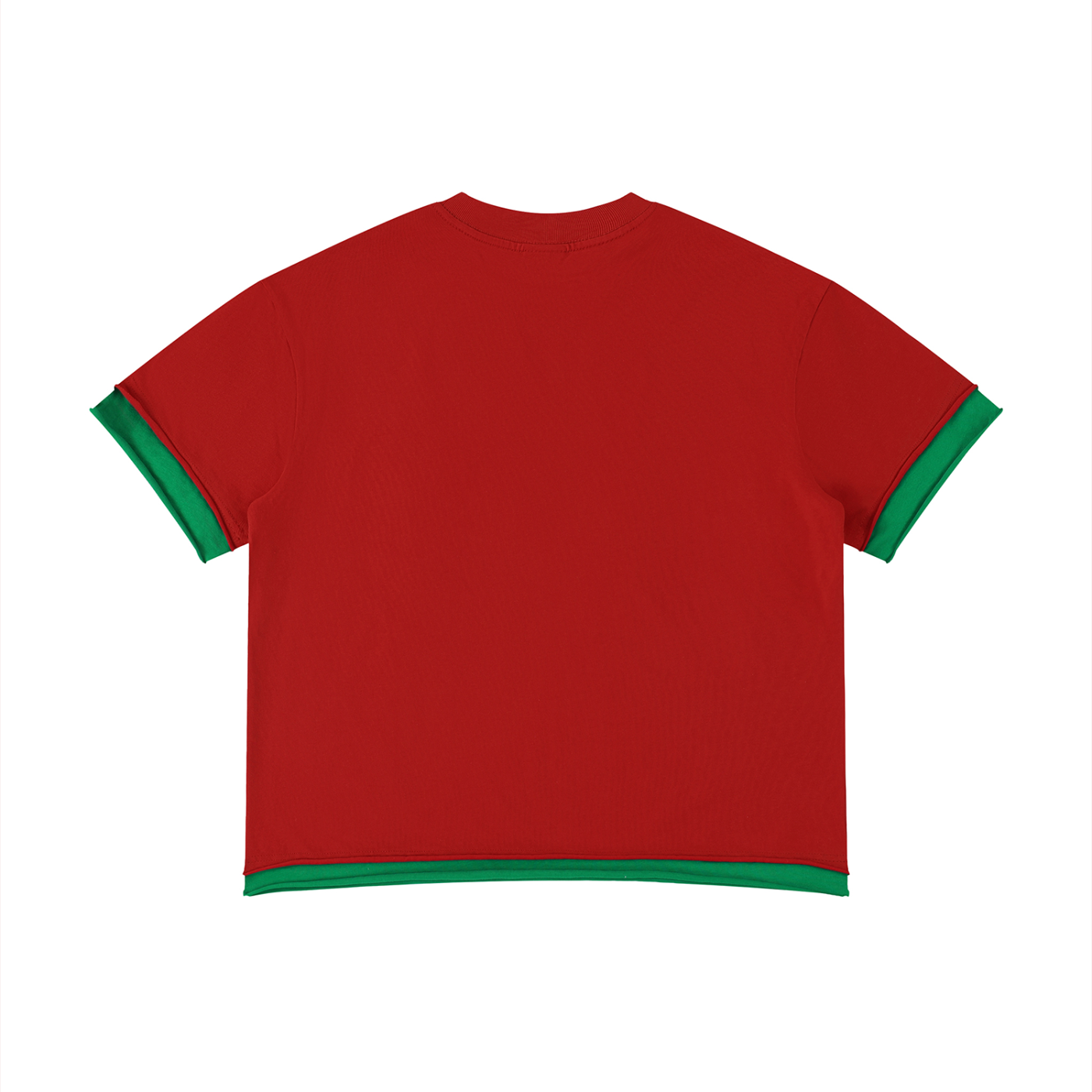 Mens Human Mind Boxy Color Block Tee