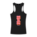 Womens Slim Fit Ribbed Racerback Tank