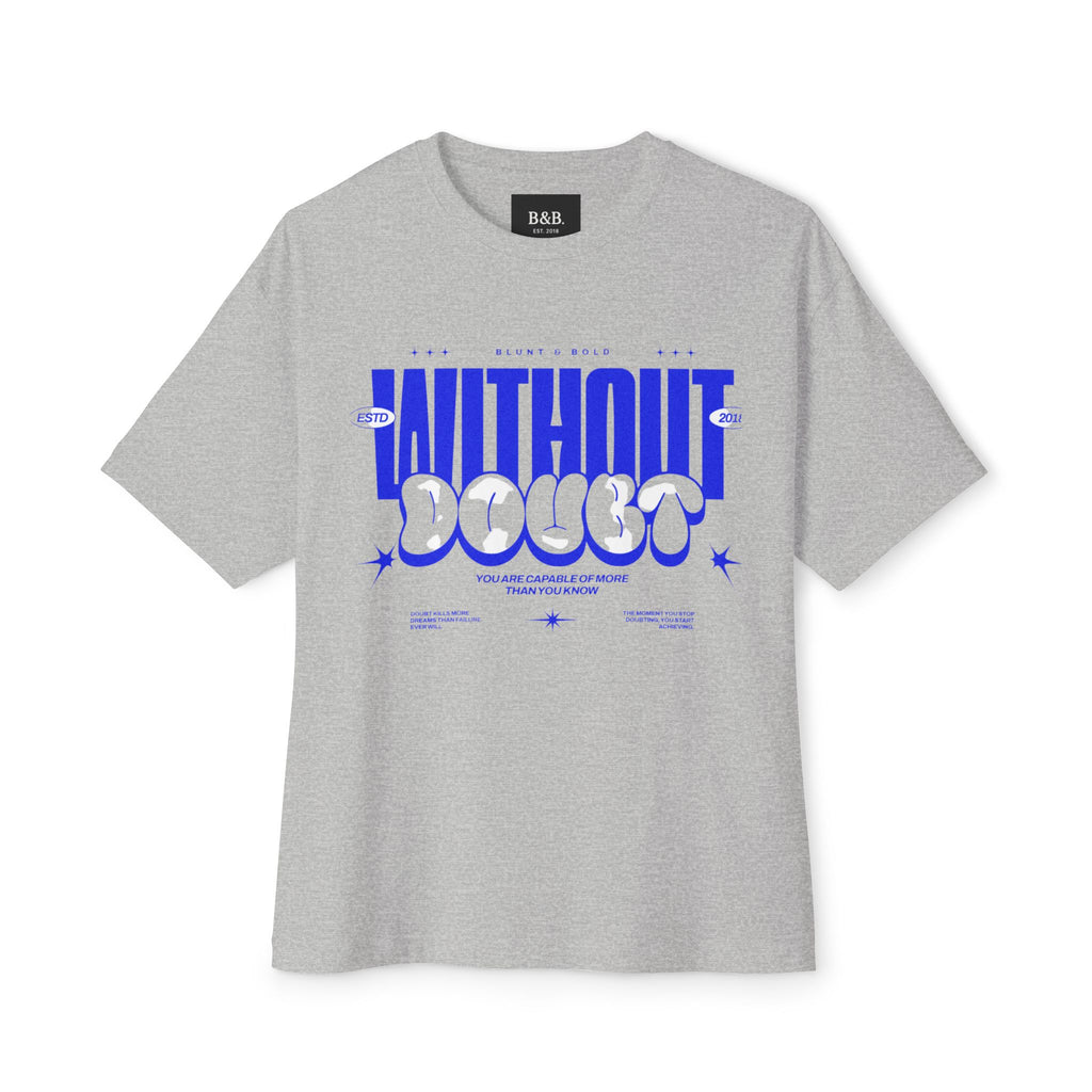 Mens Without Doubt Graphic Oversized Tee