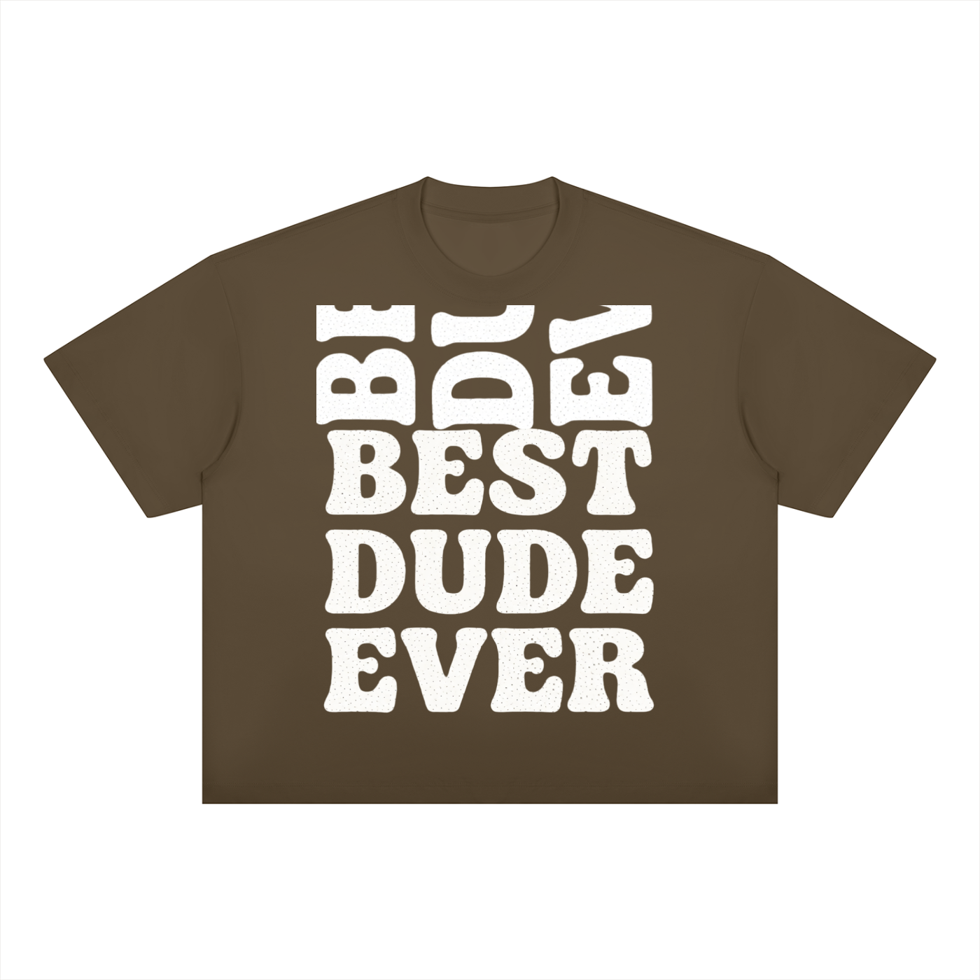 MENS 'BDE BEST DUDE EVER' Boxy Drop Shoulder TEE