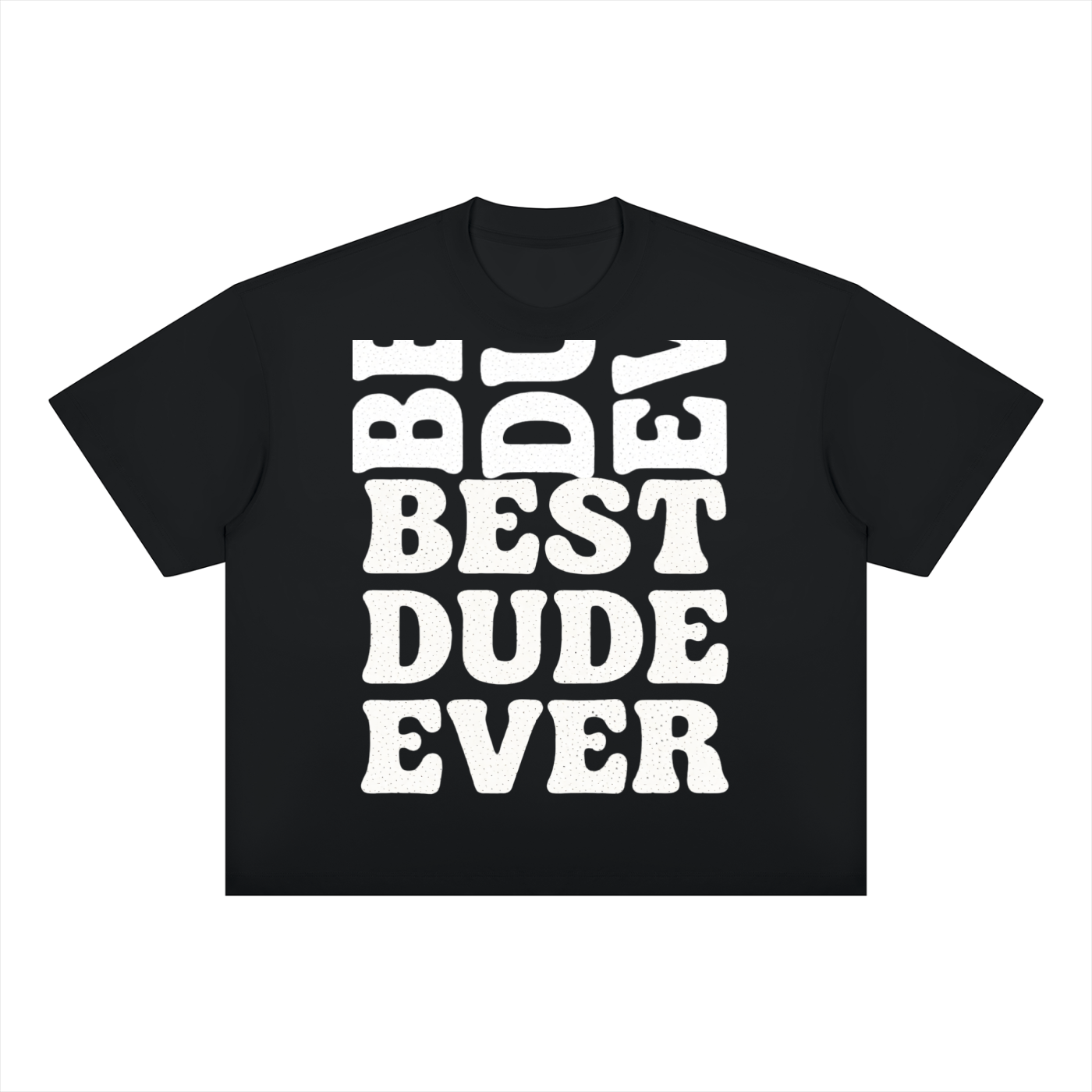 MENS 'BDE BEST DUDE EVER' Boxy Drop Shoulder TEE