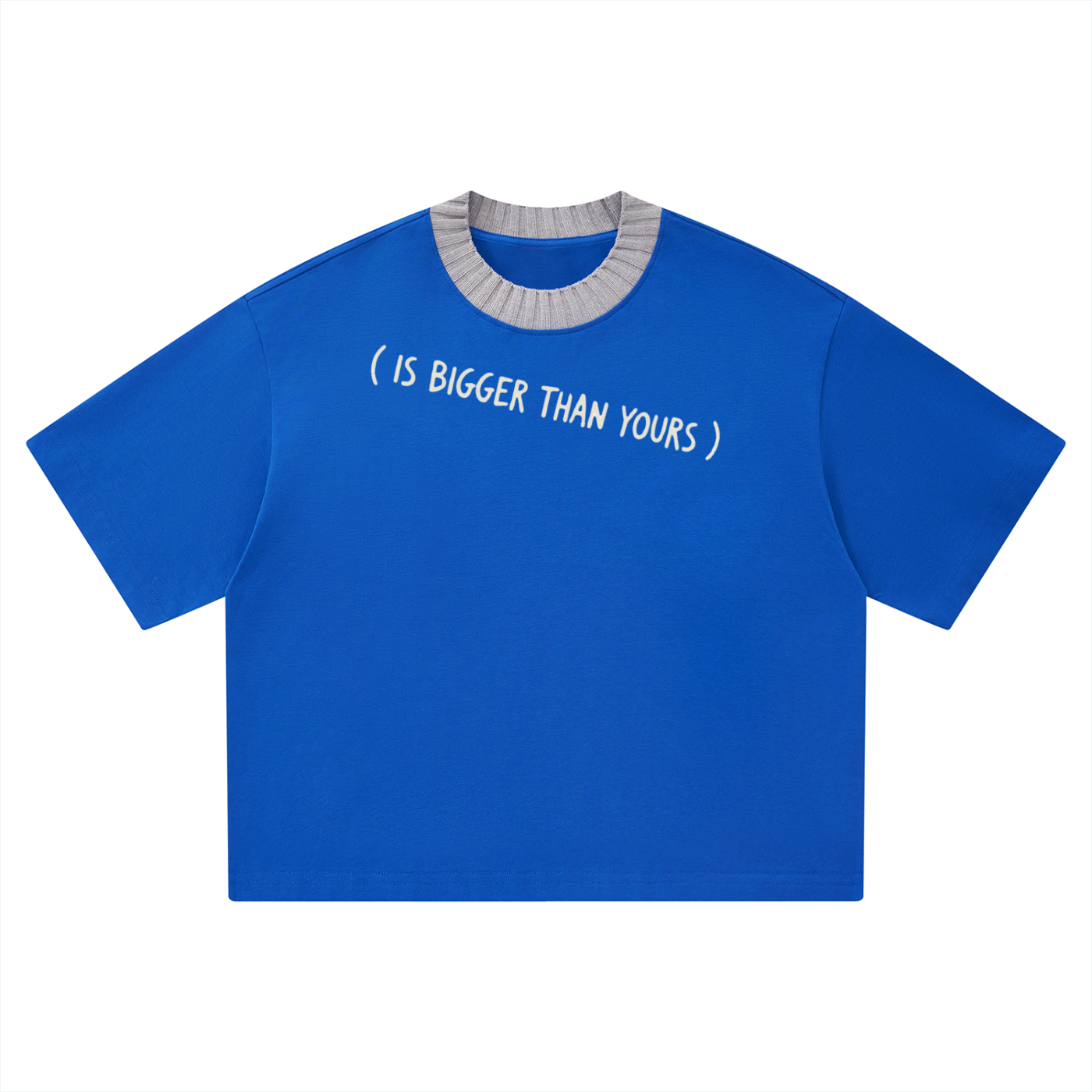 Mens ' MY SPIRITUAL EGO' DUEL HUE Heavyweight Boxy Tee