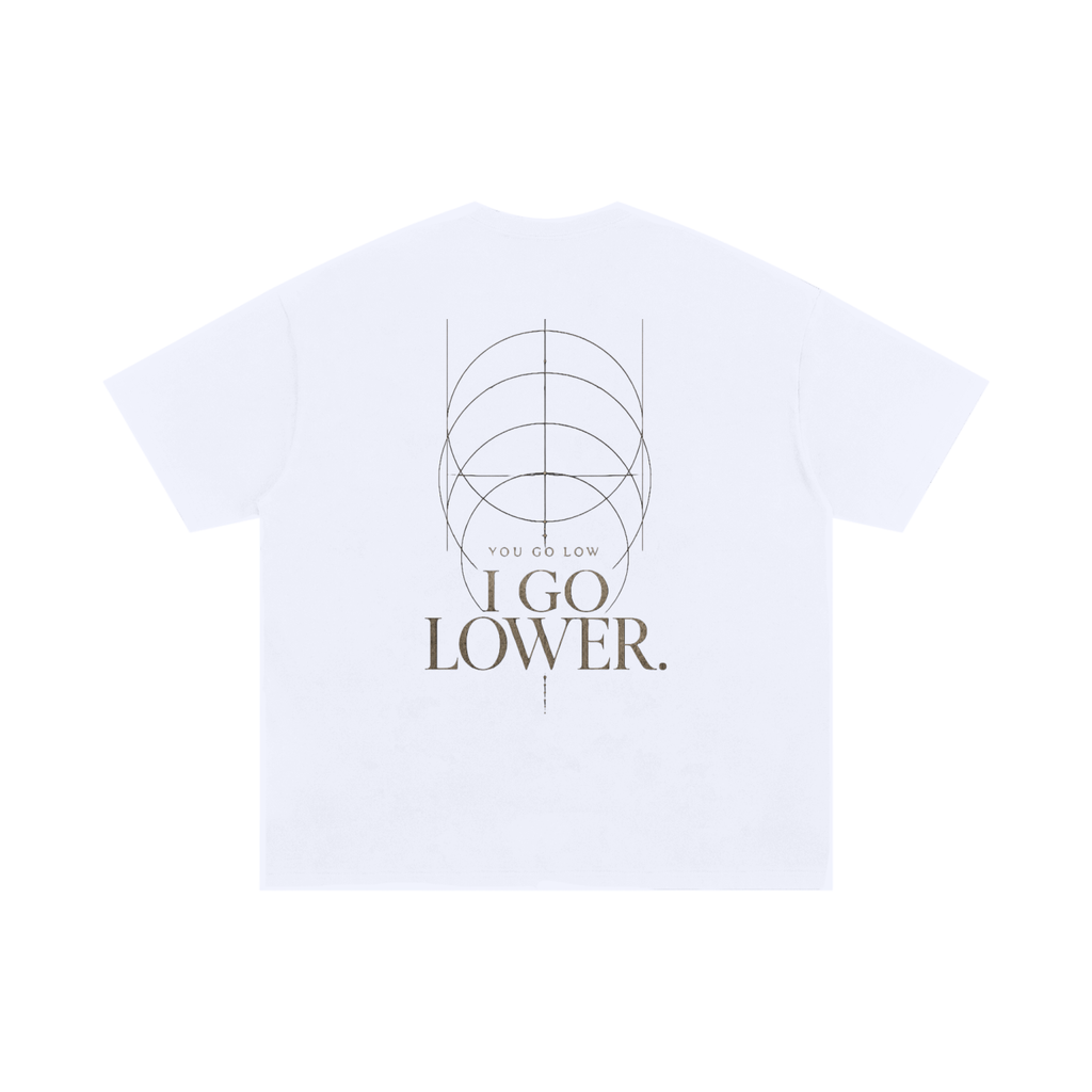MENS 'GO LOW GO LOWER' Oversized Cotton TEE