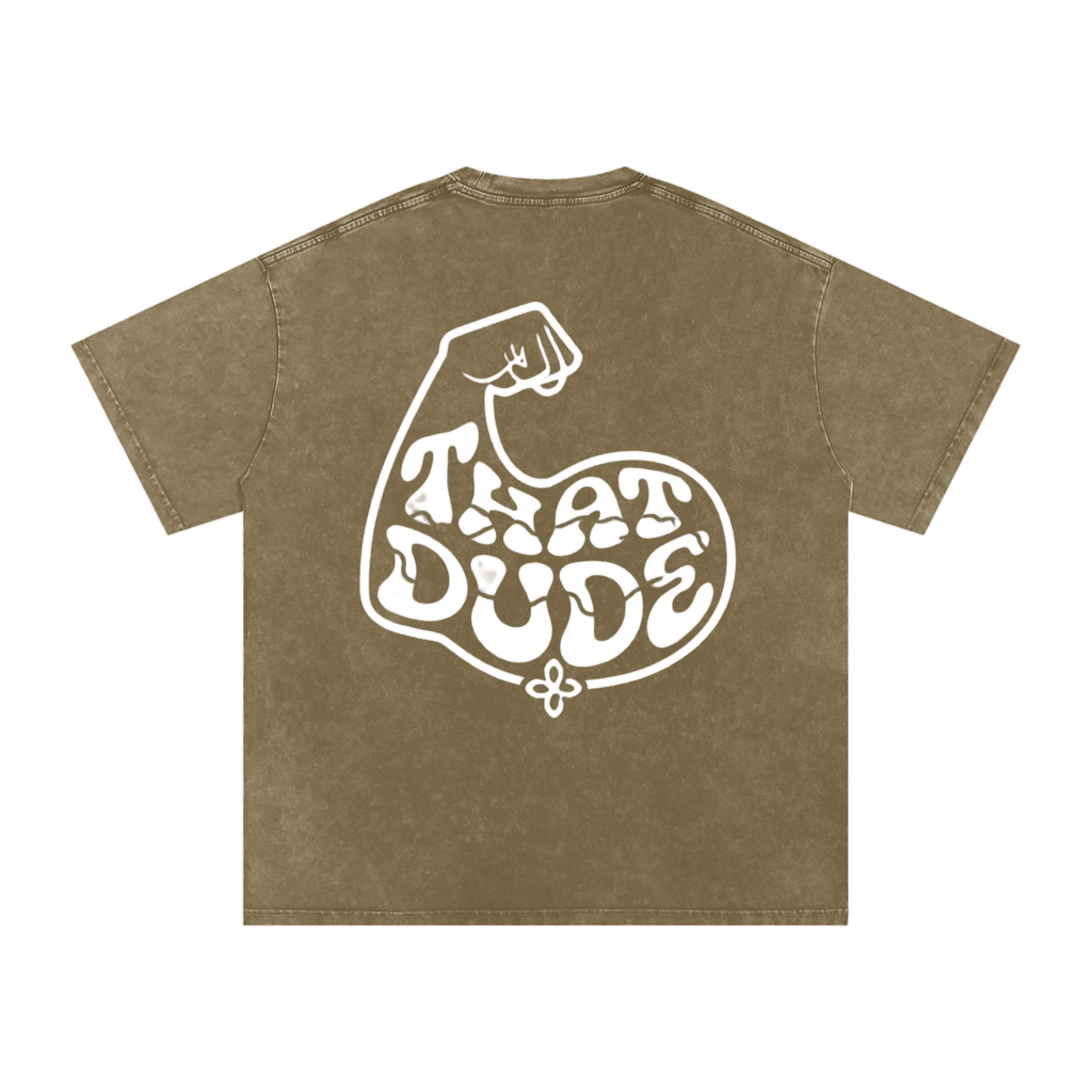 MENS 'THAT DUDE' Snow Washed Oversized Cotton TEE