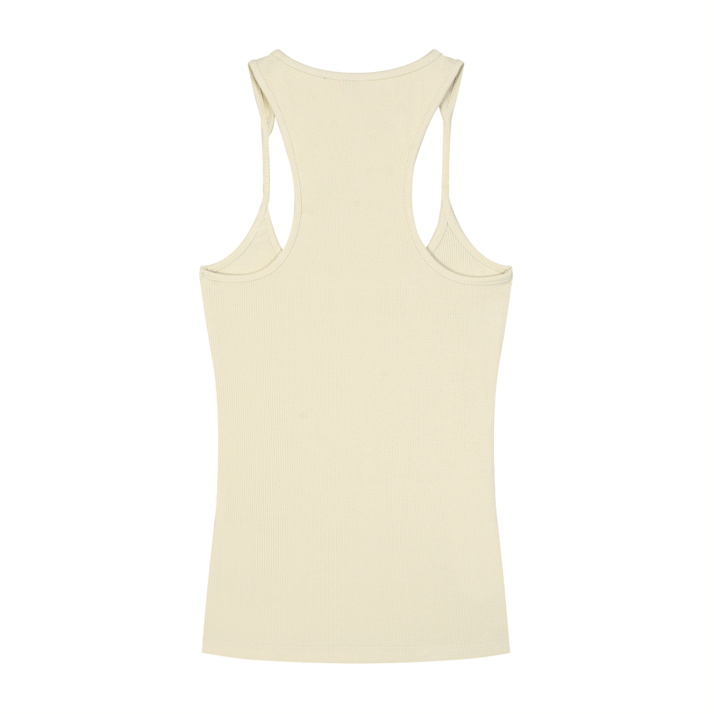 Womens Slim Fit Ribbed Racerback Tank