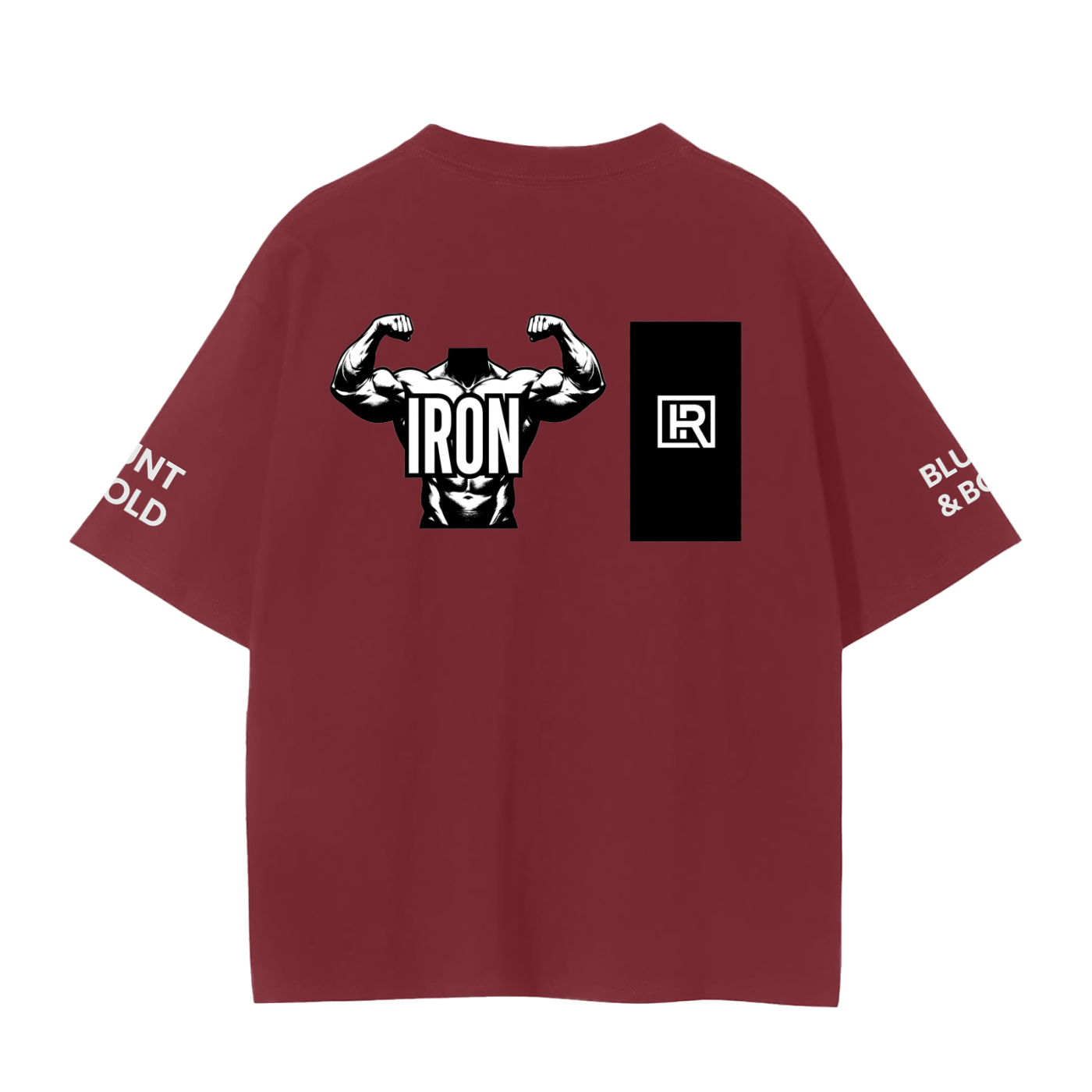 MENS ' IRON '  Seamless OVERSIZED TEE