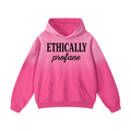 Mens 'ETHICALLY PROFANE' Heavyweight Sunfade Oversized Hoodie