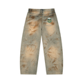 MENS CLASSIC B&B Vintage Wash Barrel Leg Jeans
