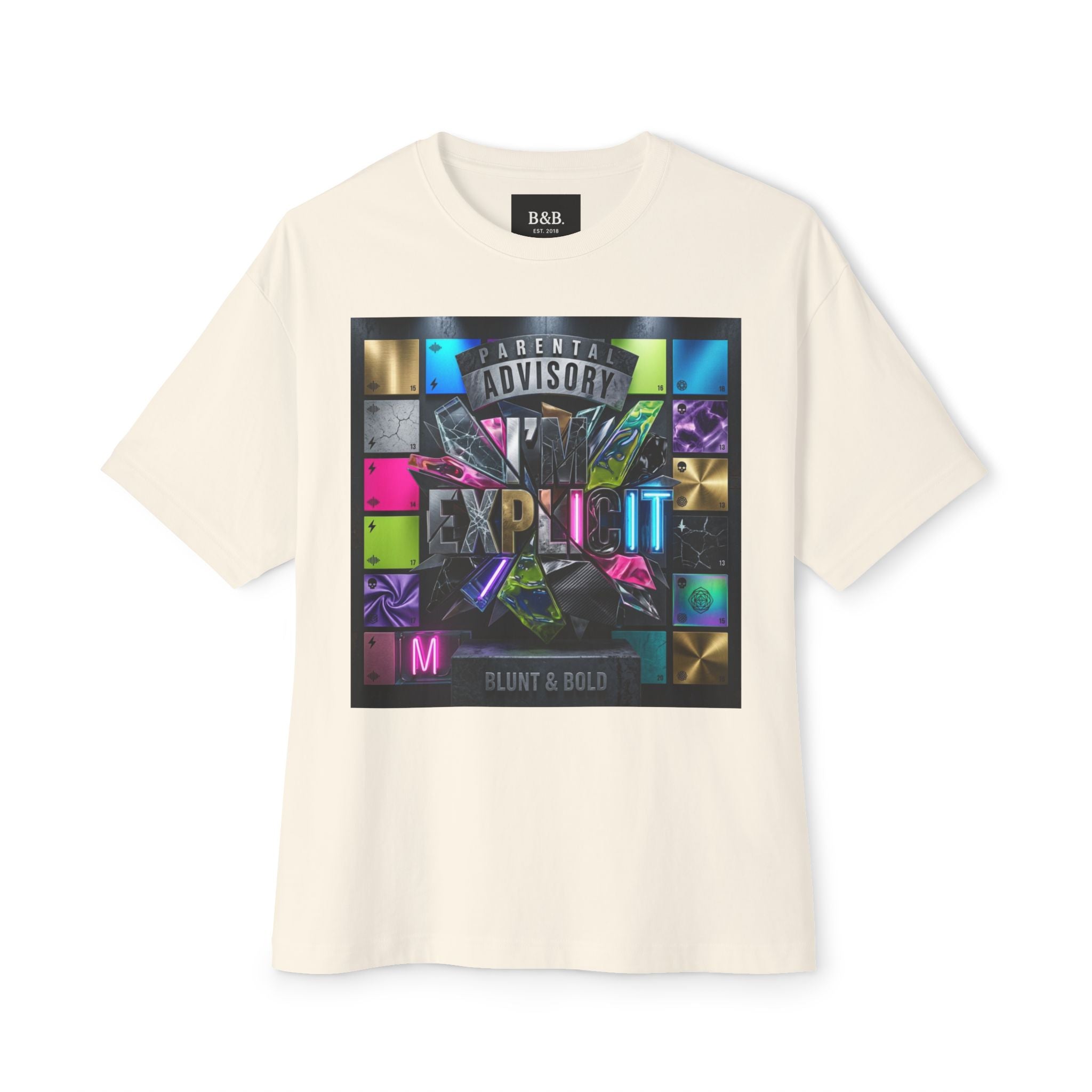 Mens I'n Explicit Graphic Oversized  Tee