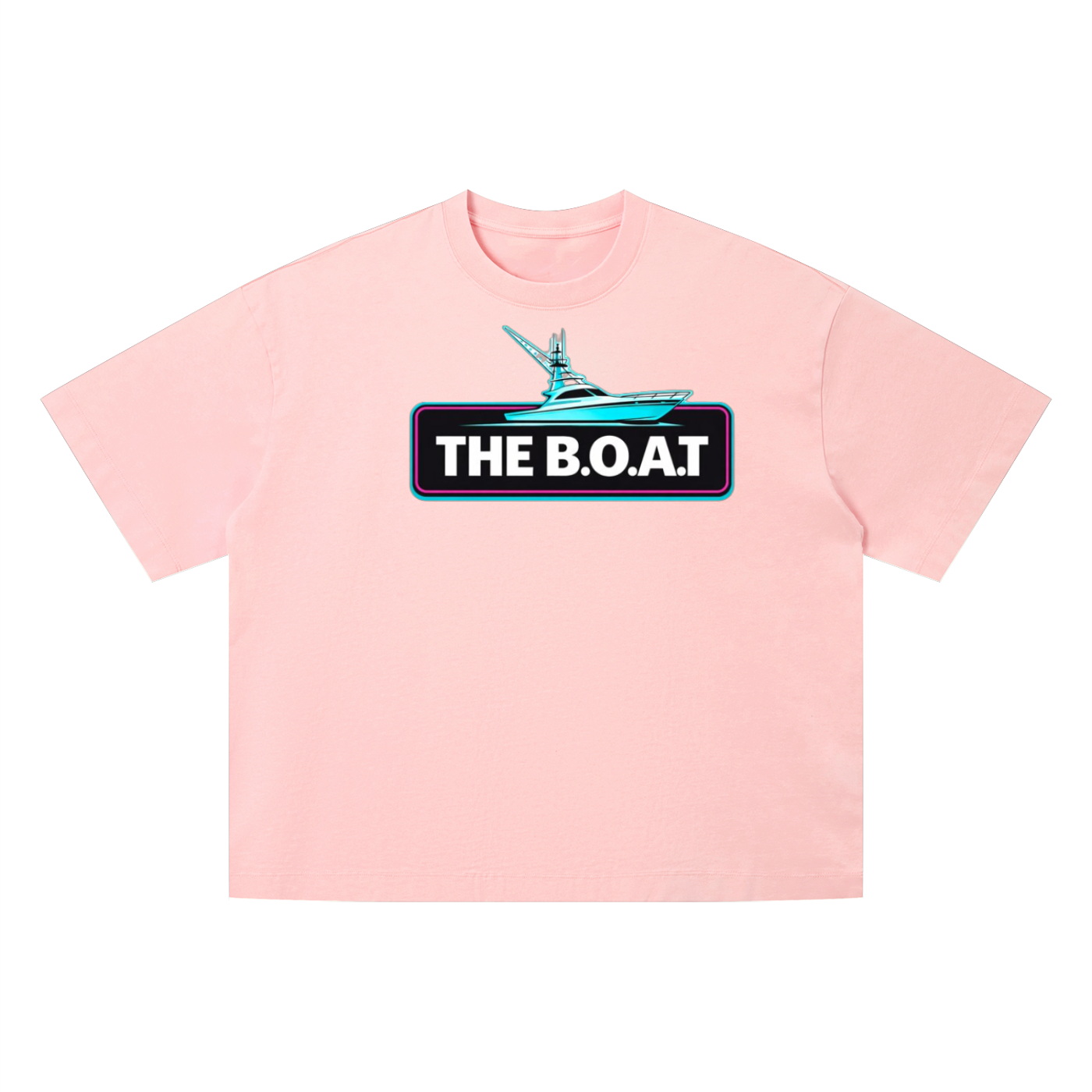 Mens 'THE B.O.A.T' Vintage Wash Boxy Tee