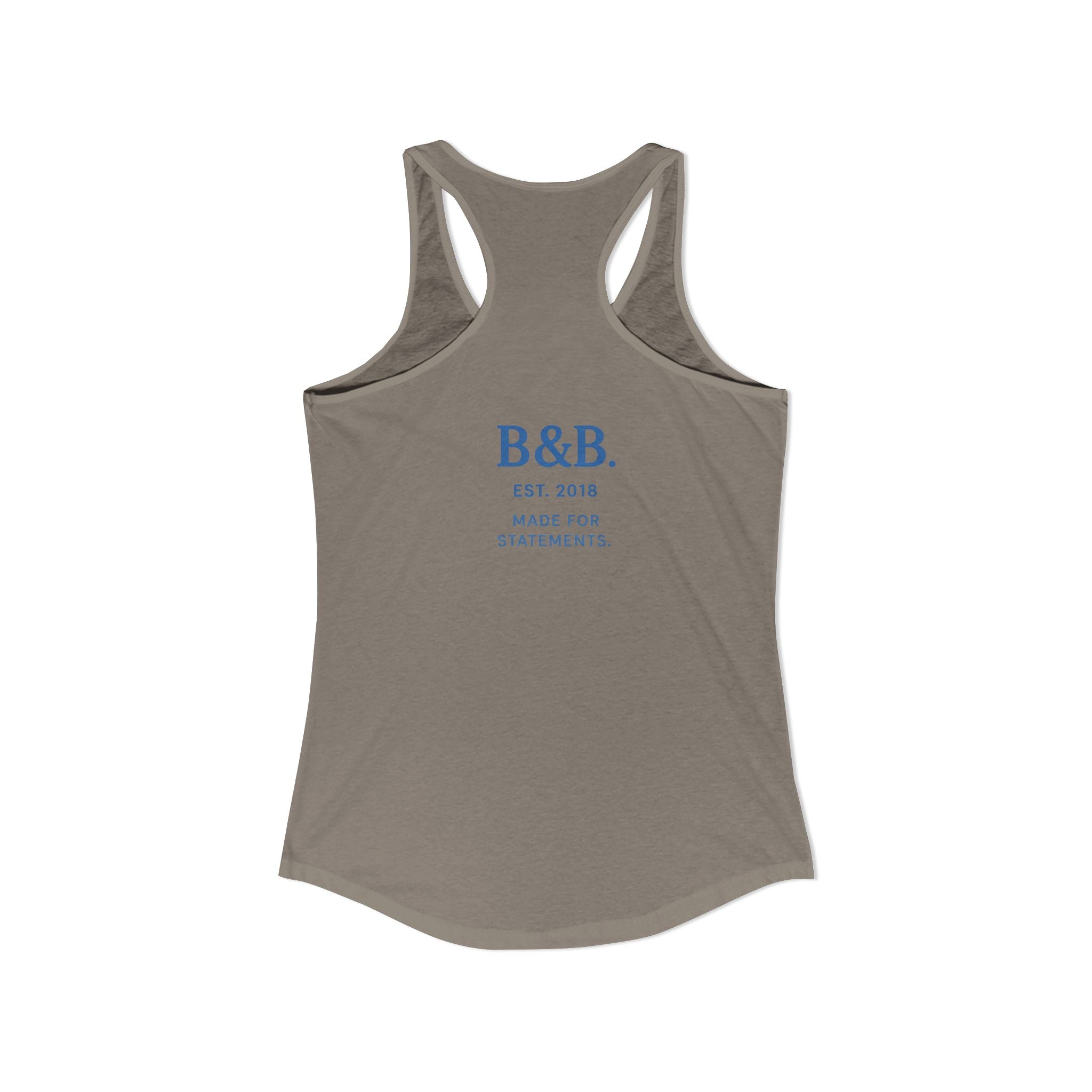 Womens Baddie  Ideal Racerback Tank