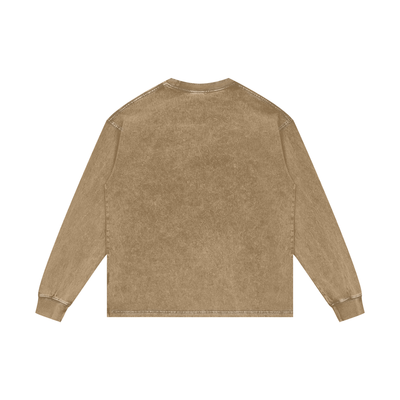 MENS 'GROWTH' Acid Wash Oversize Long Sleeve TEE