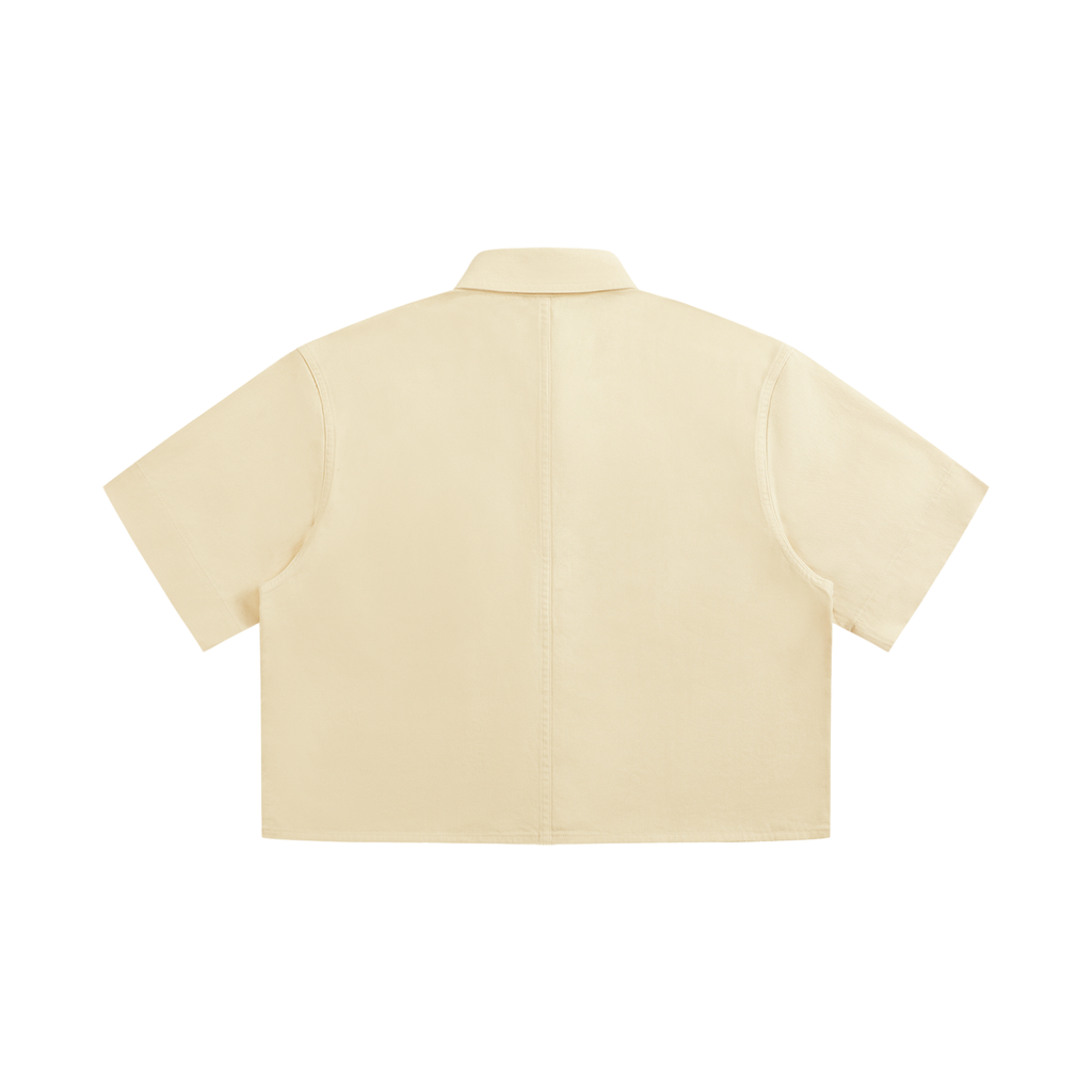 WOMENS ' FILTERED REALITY ' Crop Short Sleeve Shirt