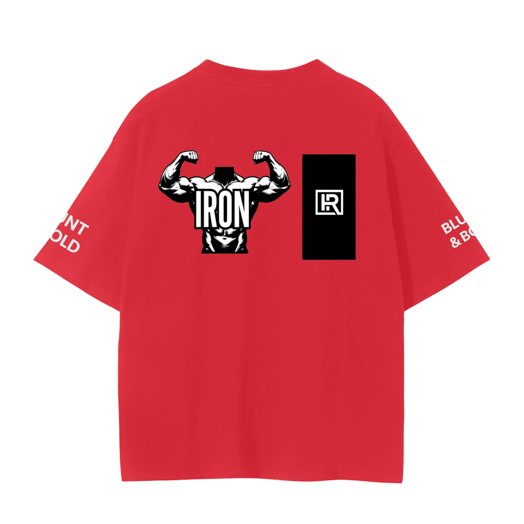 MENS ' IRON '  Seamless OVERSIZED TEE