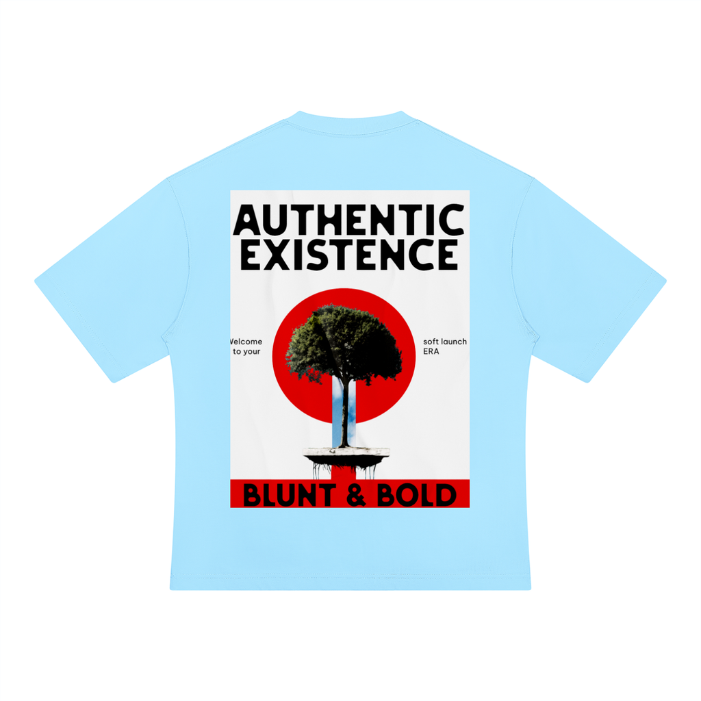 MENS 'AUTHENTIC EXISTENCE' Heavyweight Oversized TEE