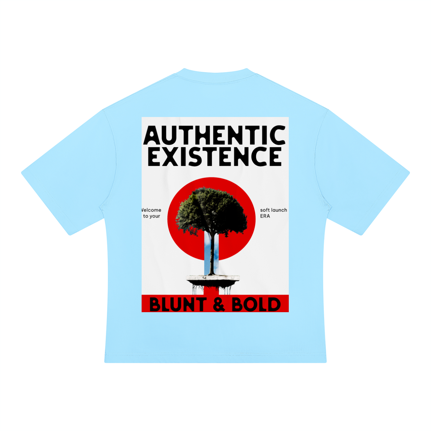 MENS 'AUTHENTIC EXISTENCE' Heavyweight Oversized TEE