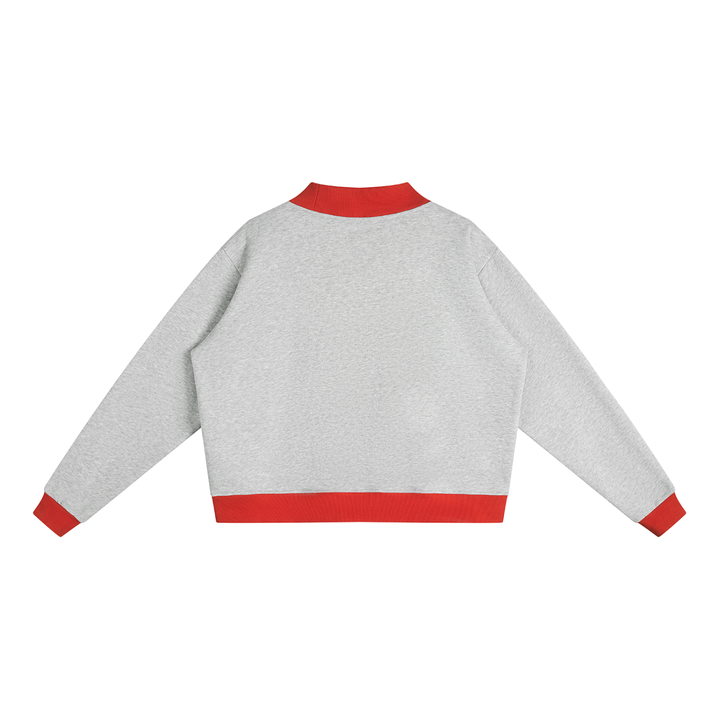 WOMENS ' FUCK RULES ; Mock Neck Crewneck Sweatshirt