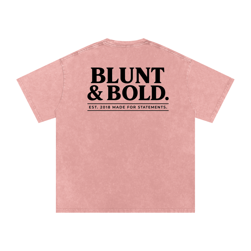 MENS 'CONFIDENCE ORACLE' Snow Washed Oversized Cotton TEE