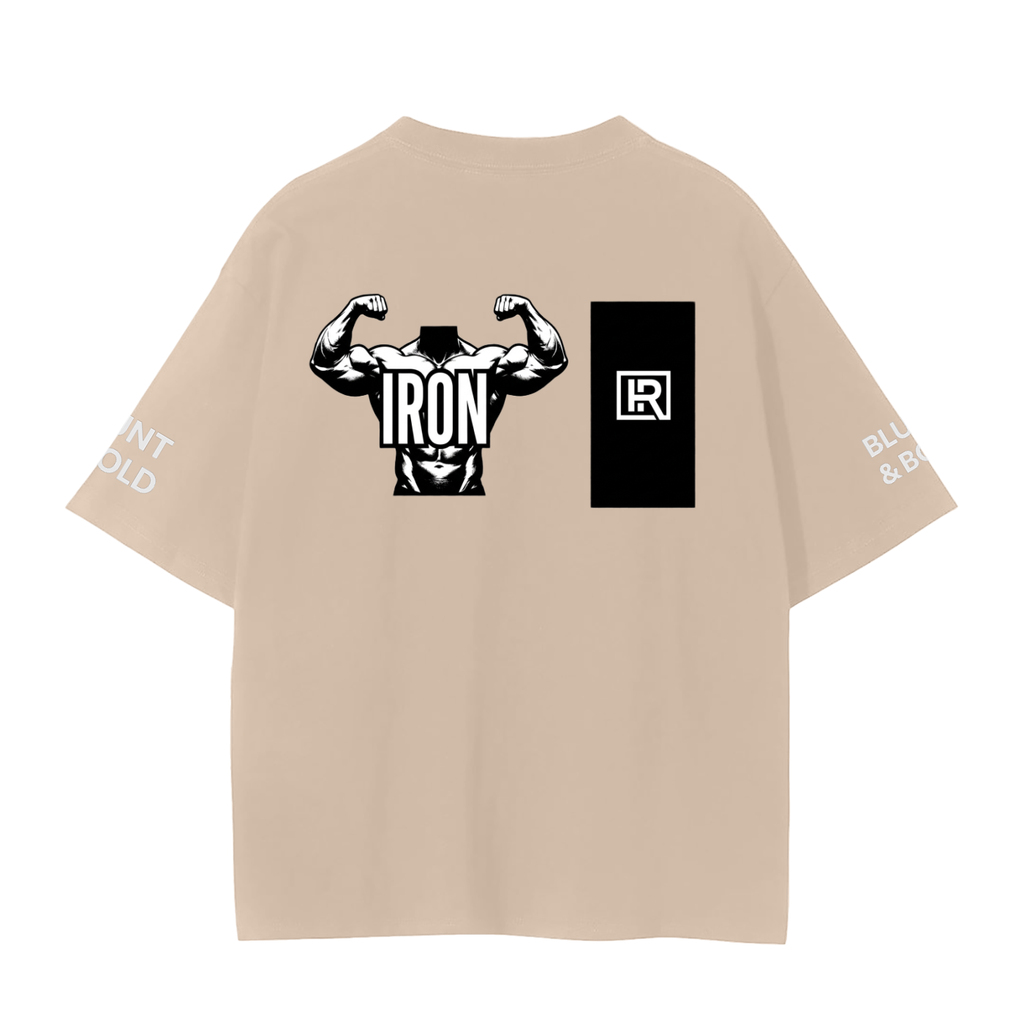 MENS ' IRON '  Seamless OVERSIZED TEE