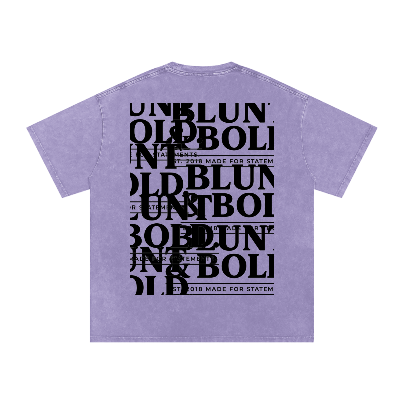 MENS ' TO MUCH TO PLATE' Snow Washed Oversized Cotton TEE