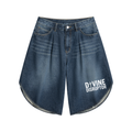 Men’s Wide Leg Denim Shorts