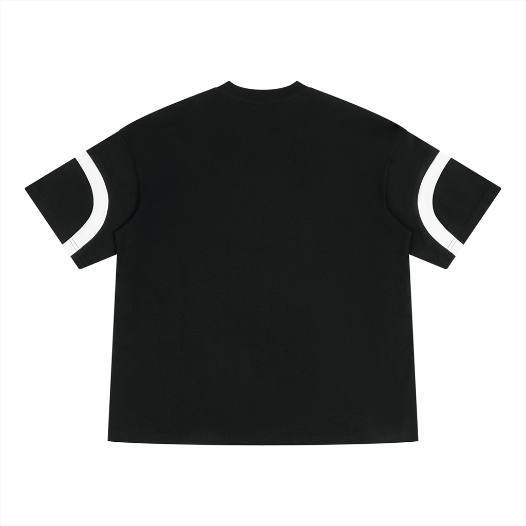 MENS Color Block V-Neck T-Shirt