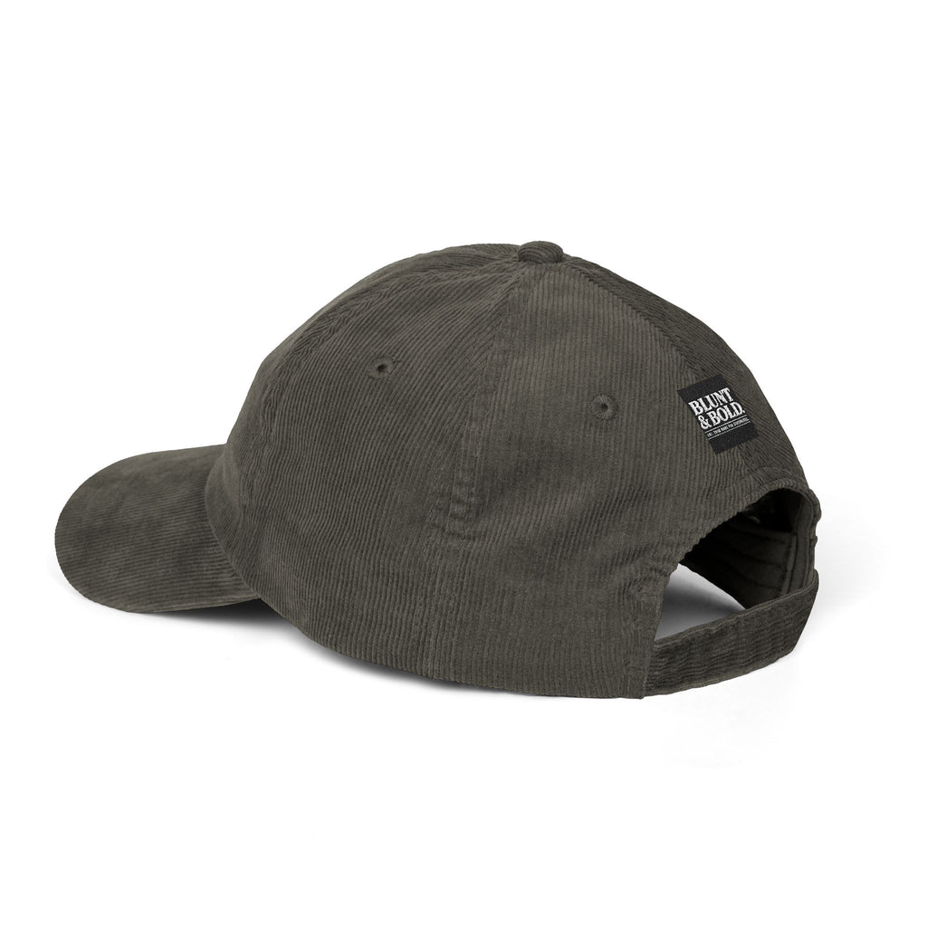 B & B 'AUTHENTIC'  Corduroy Embroidered  Baseball Cap