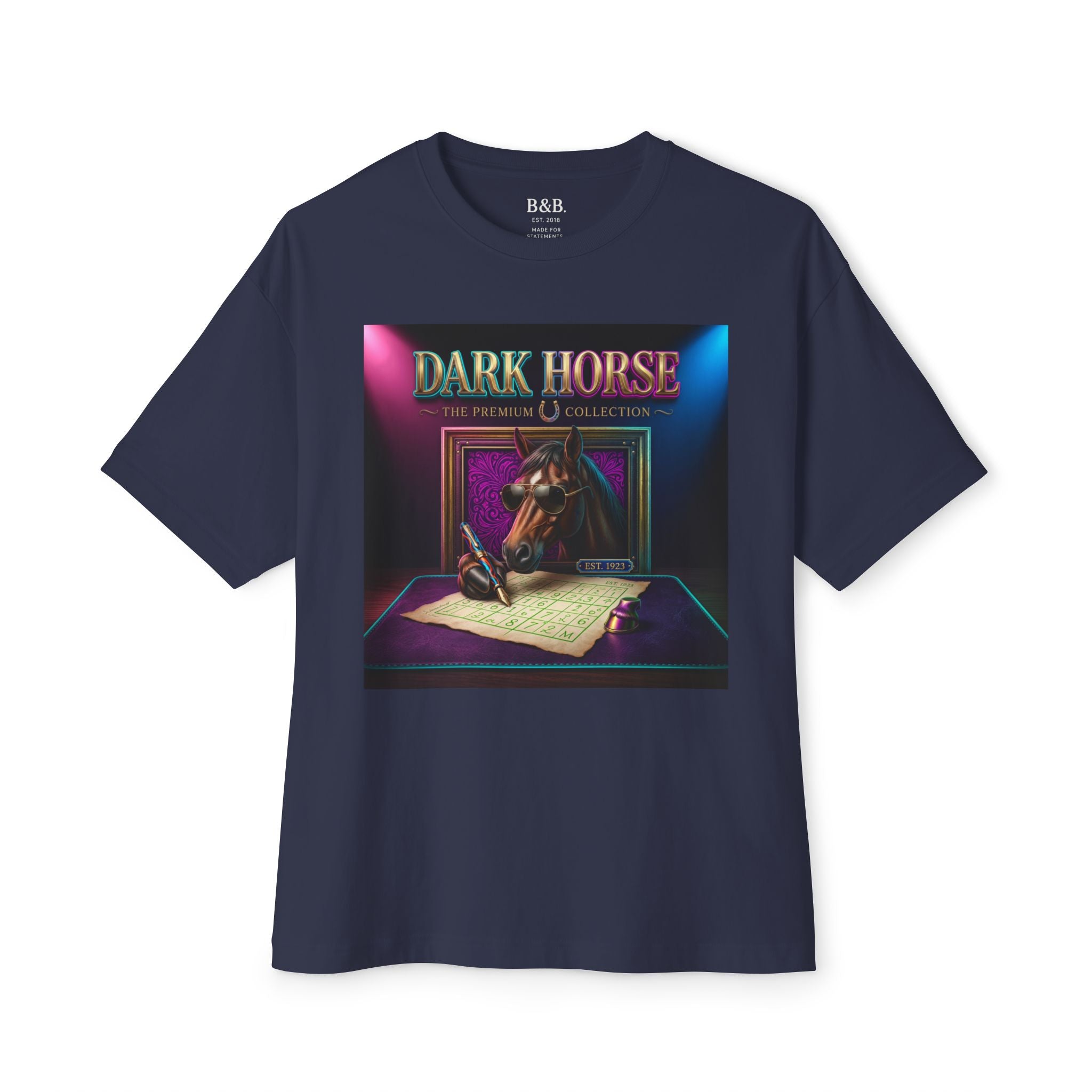 Mens Dark Horse  Oversized Graphic Tee