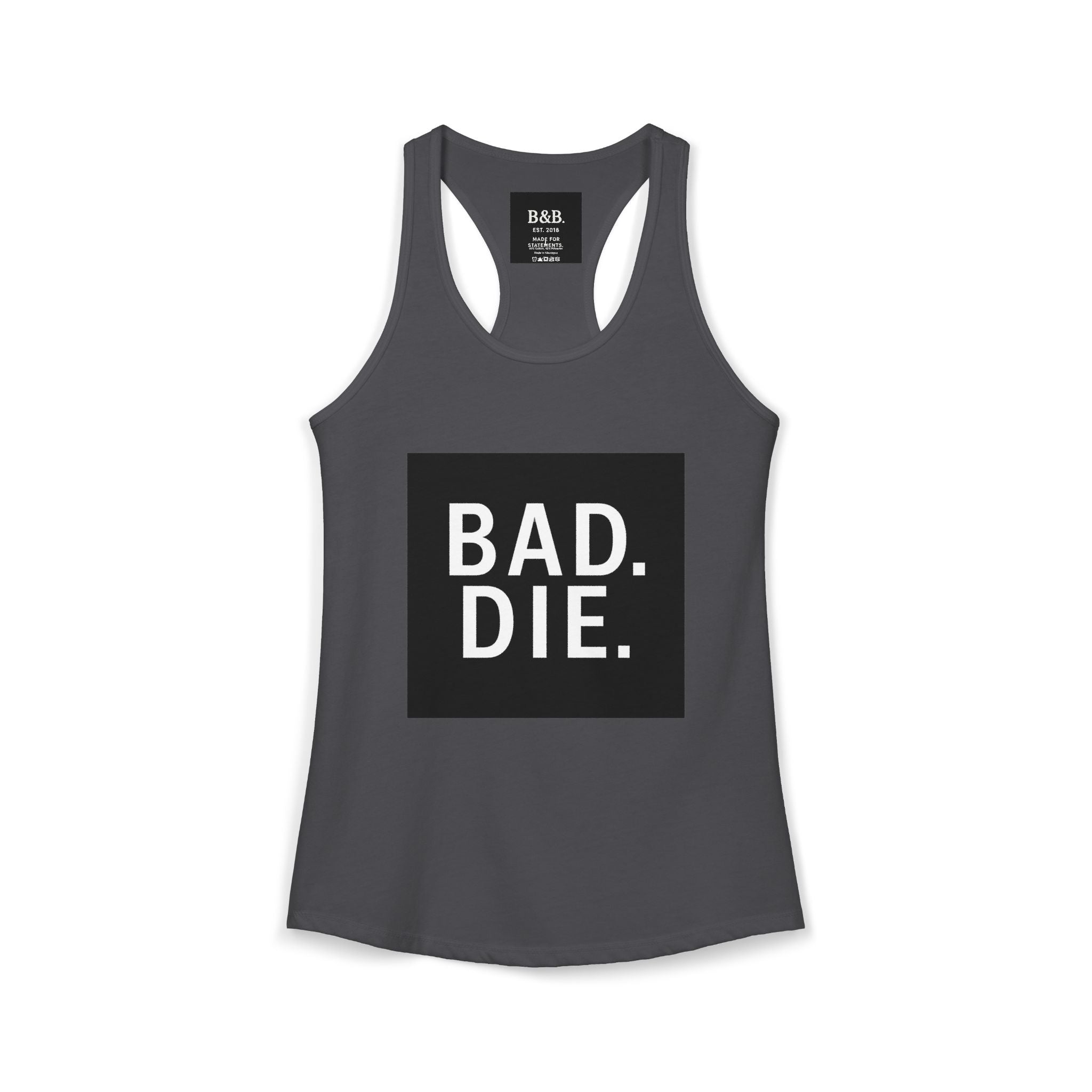Womens Baddie  Ideal Racerback Tank