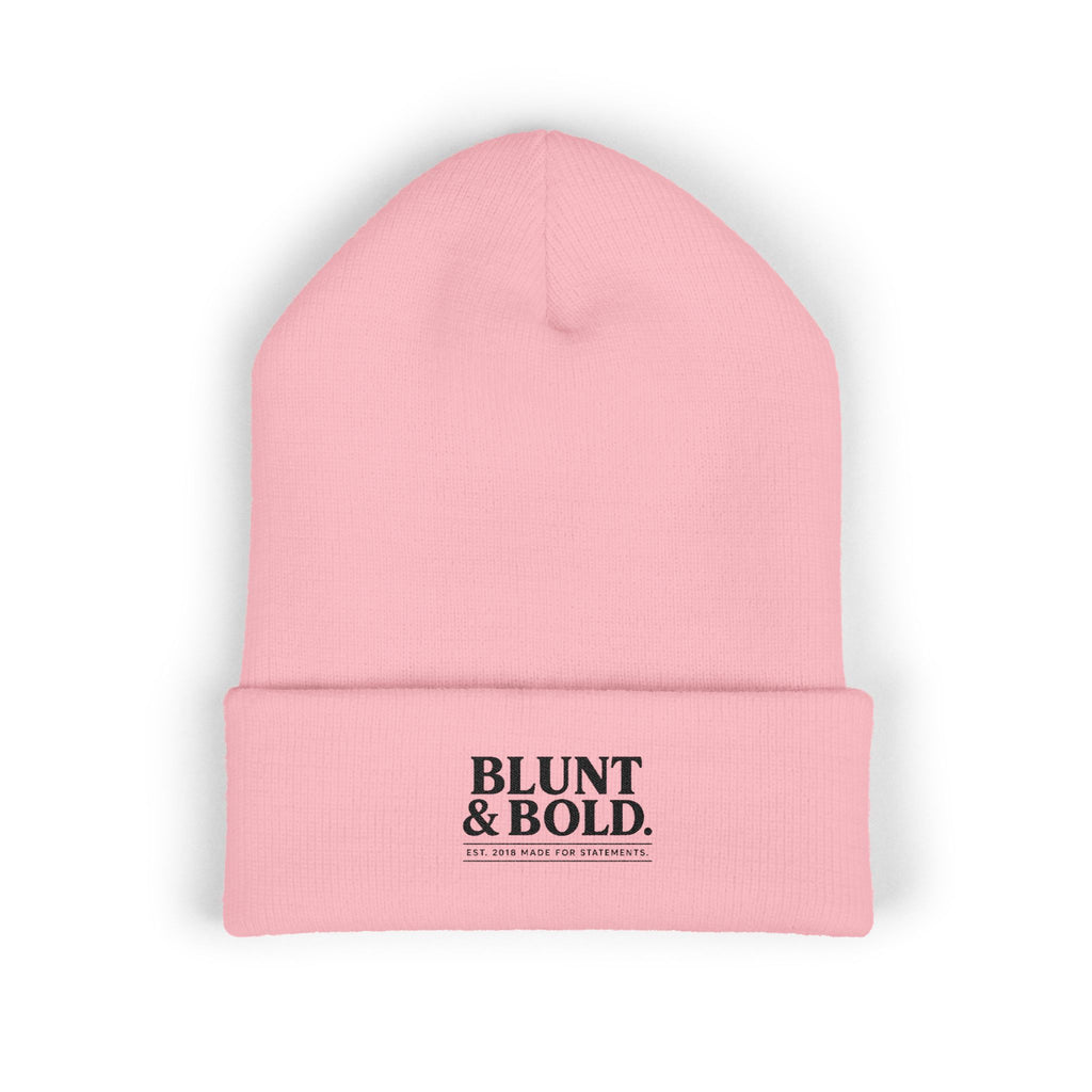 Blunt ^ Bold Classic Cuffed Beanie — Embroidered '